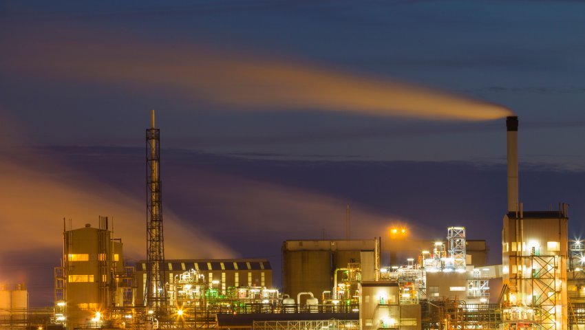 A titanium dioxide manufacturing plant, Hartlepool, England, UK